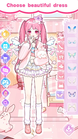Vlinder Princess - Dress Up Games, Avatar Fairy screenshot 4