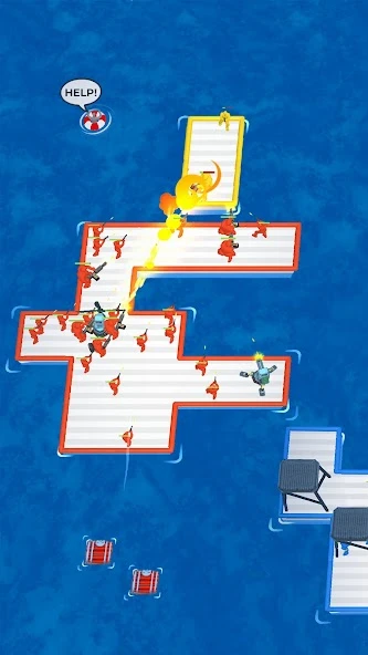 War of Rafts: Crazy Sea Battle screenshot 5