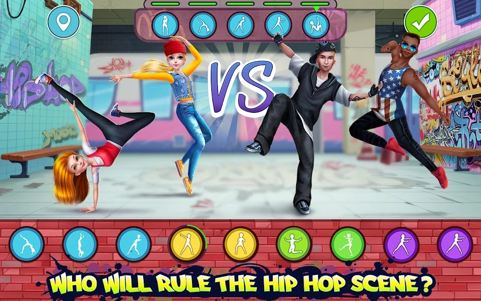 Hip Hop Battle - Girls vs. Boys Dance Clash screenshot 1