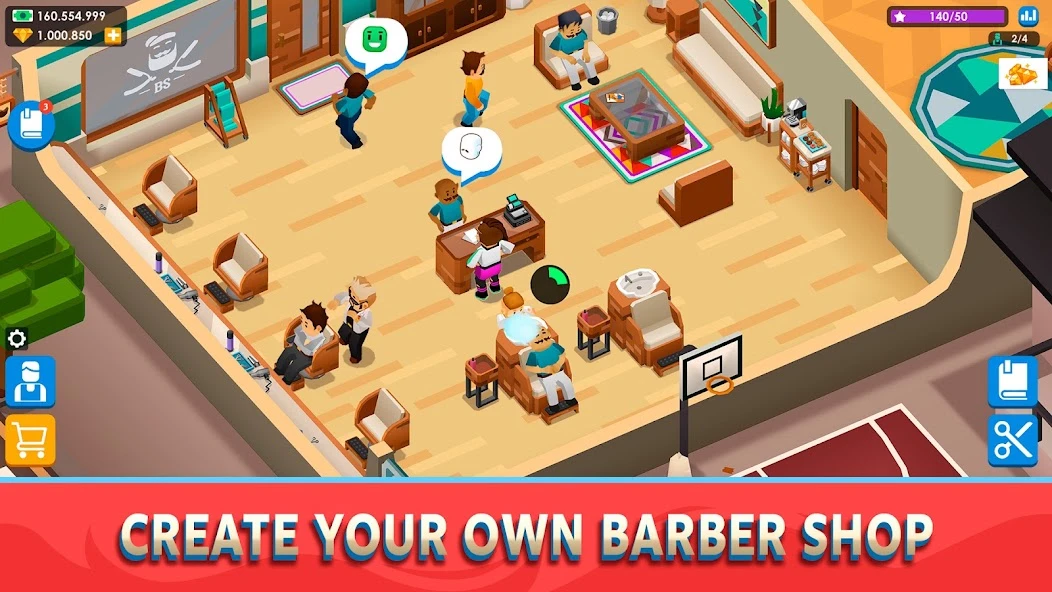 Idle Barber Shop Tycoon - Business Management Game screenshot 1