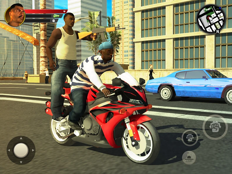 San Andreas Auto Gang Wars: Grand Real Theft Fight screenshot 1