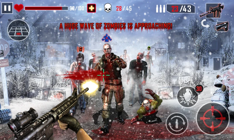 Download Zombie Killer (MOD, gems) 2.4 screenshot 1
