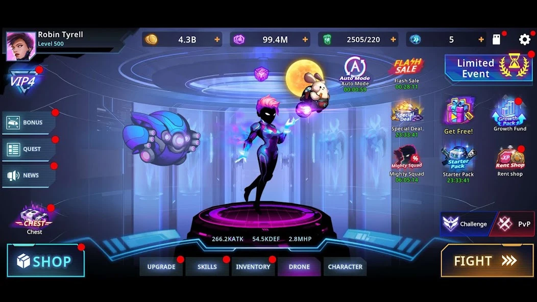 Cyber Fighters: Stickman Cyberpunk Impact Fighting screenshot 5