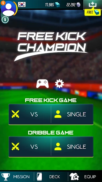 Free kick Champion screenshot 1