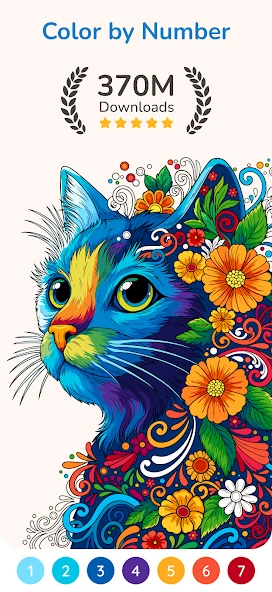 Happy Color – Color by Number screenshot 1