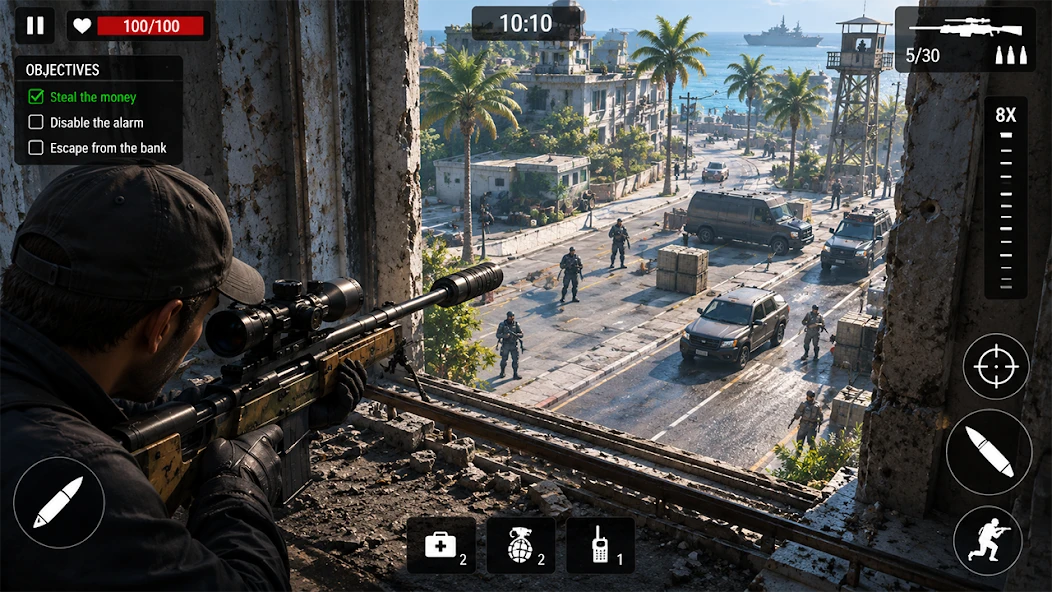Sniper 3D Assassin Fury: FPS Offline games 2021 screenshot 4