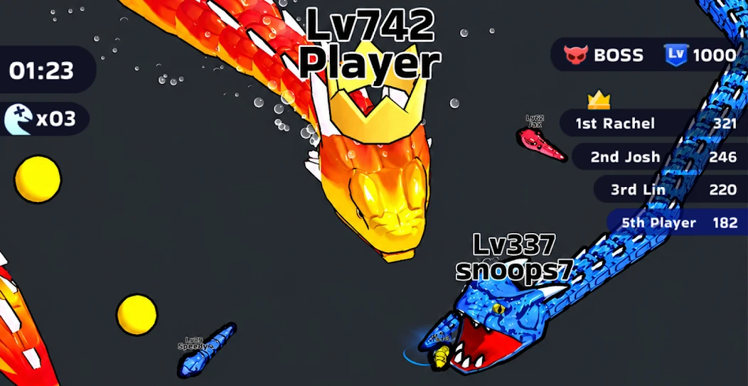Snake Clash screenshot 3
