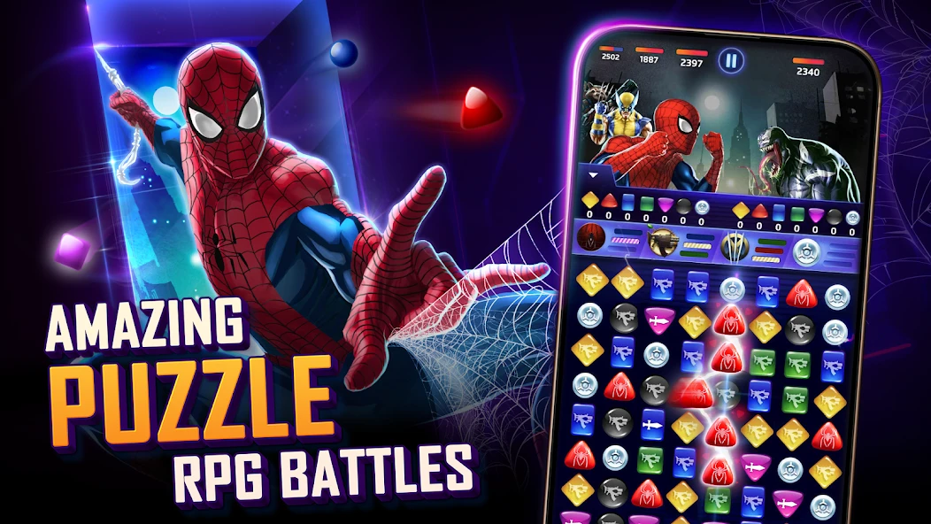 Marvel Puzzle Quest screenshot 1