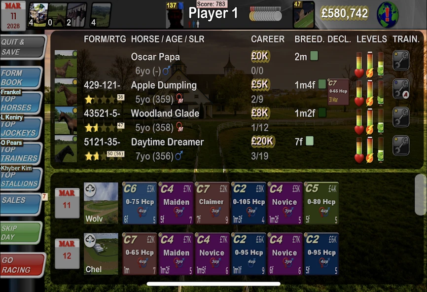Starters Orders Touch APK screenshot 4