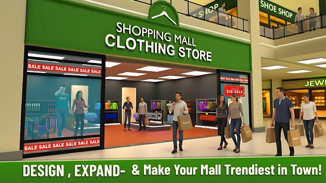 Mall & Fast Food Simulator 3D APK screenshot 3