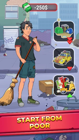 Rich Inc. Business & Idle life APK screenshot 1