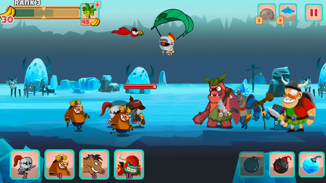 Castle Monsters: Battle of Hero Warriors screenshot 2