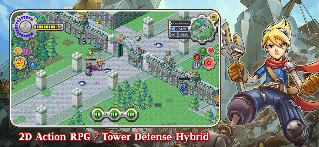 Crunchyroll: Lock's Quest screenshot 2