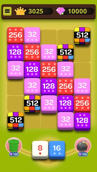 Dice Craft - 3D Merge Puzzle screenshot 2