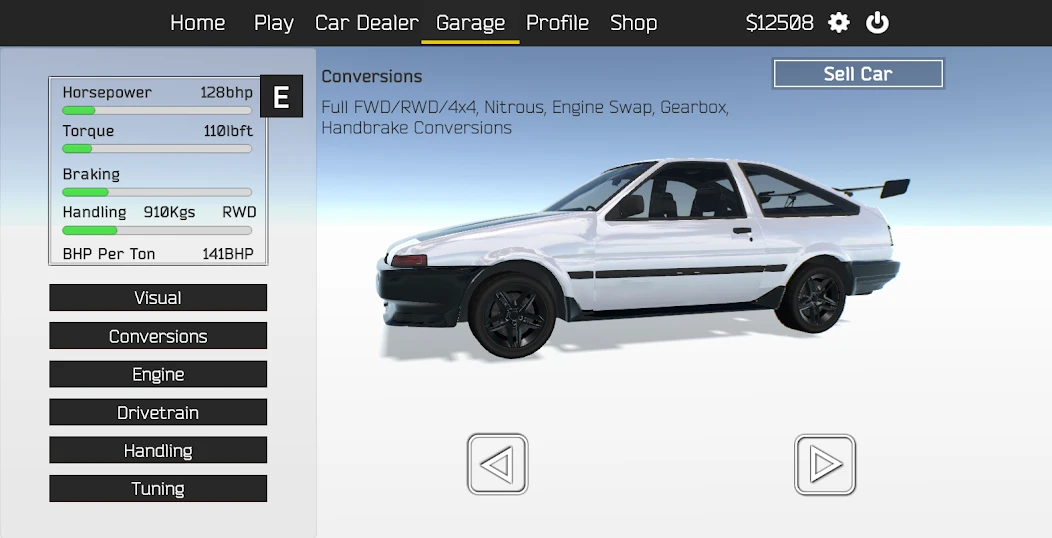 Tuner Z - Car Tuning and Racing Simulator screenshot 1