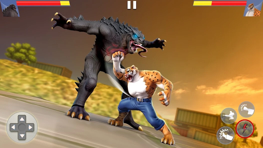 Kung Fu Animal Fighting Games: Wild Karate Fighter screenshot 1