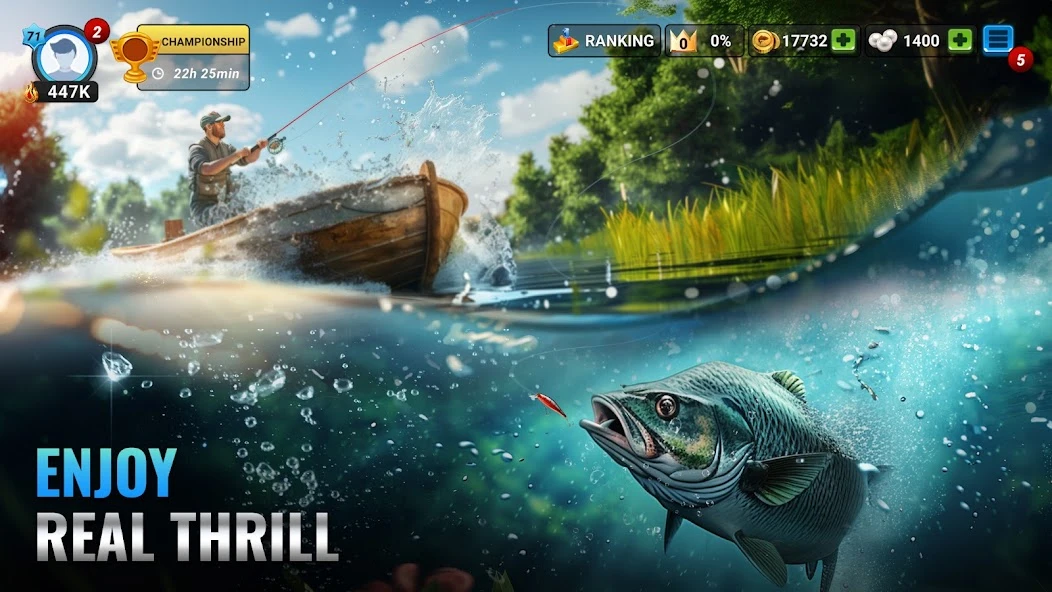 Fishing Clash: Catching Fish Game. Bass Hunting 3D screenshot 4
