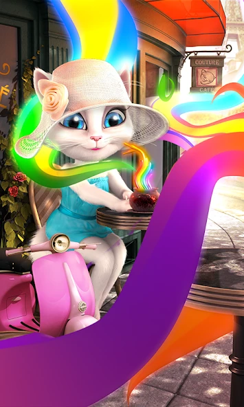 Download Talking Angela (MOD, Unlimited Money) 2.8.2 screenshot 1