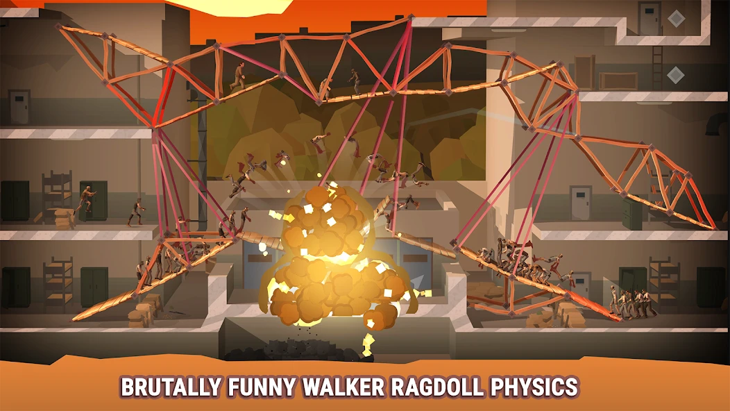 Bridge Constructor: The Walking Dead APK screenshot 2