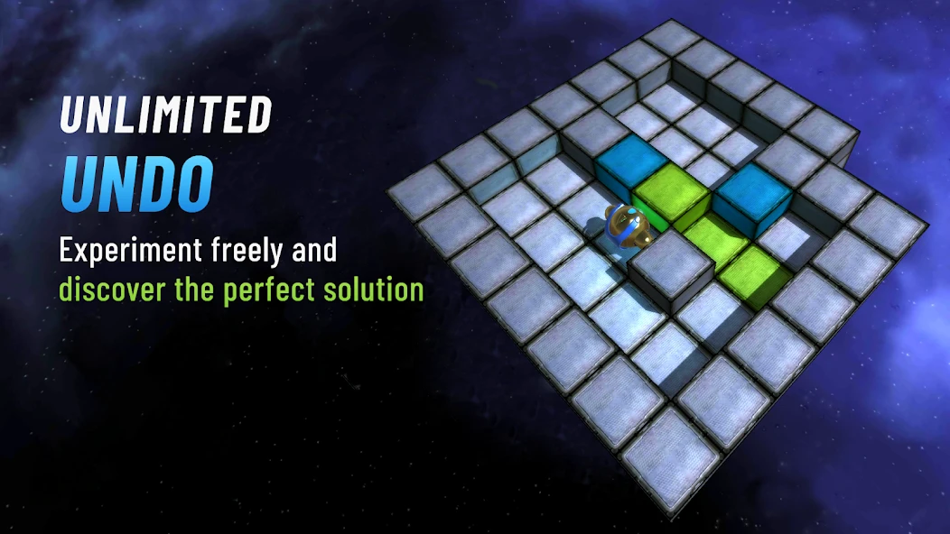Space Puzzle - Move Boxes & Solve Puzzles 3D screenshot 3