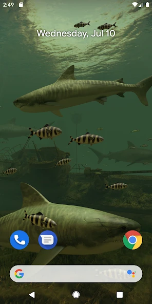 Sharks 3D - Live Wallpaper screenshot 4