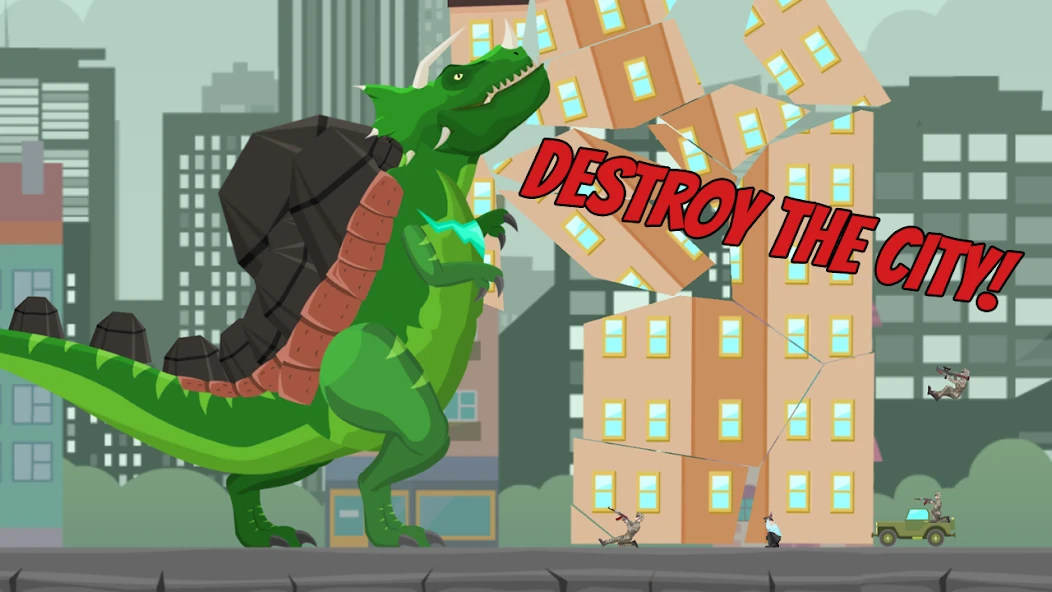 Hybrid Titan Rex: City Rampage screenshot 2