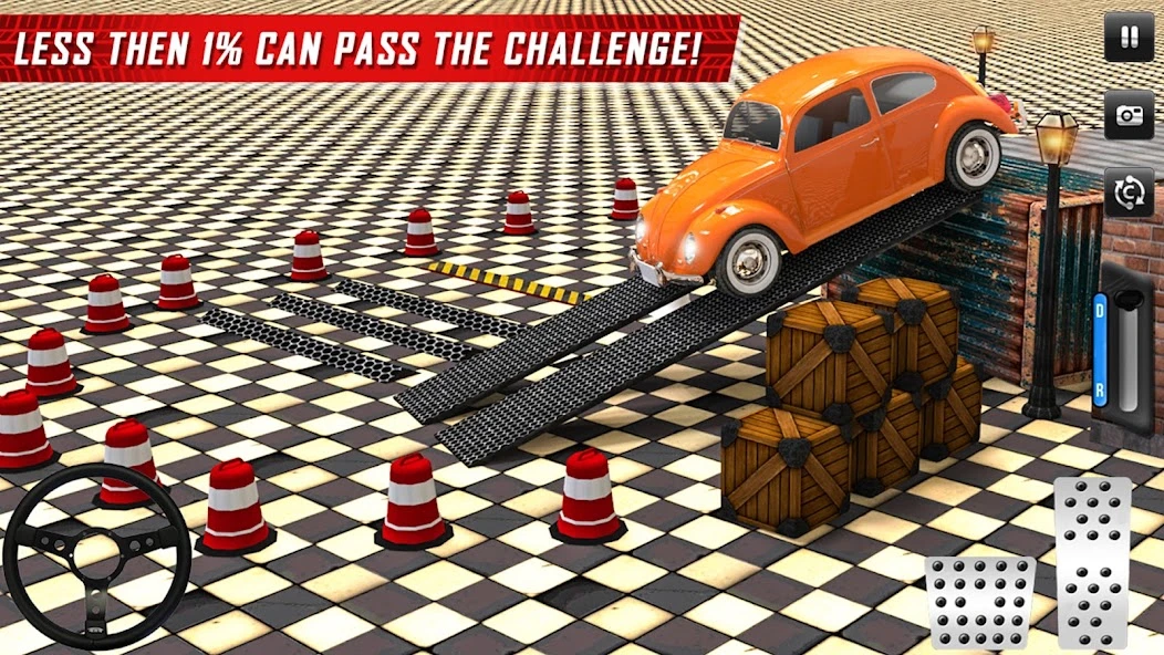 Classic Car Parking Real Driving Test screenshot 3