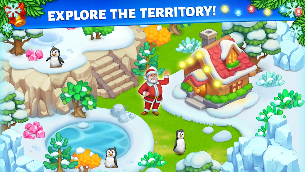 Farm Snow: Happy Christmas Story With Toys & Santa screenshot 3