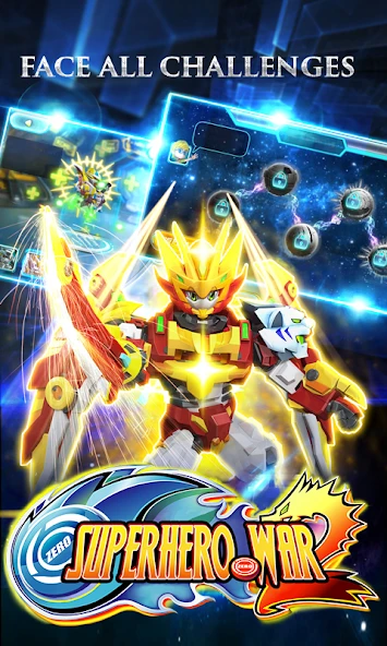Superhero War: Robot Fight - City Action RPG screenshot 1