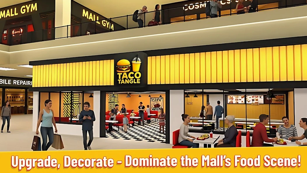 Mall & Fast Food Simulator 3D APK screenshot 4