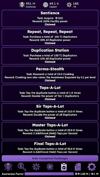 Idle Dyson Swarm: Nanite APK screenshot 2