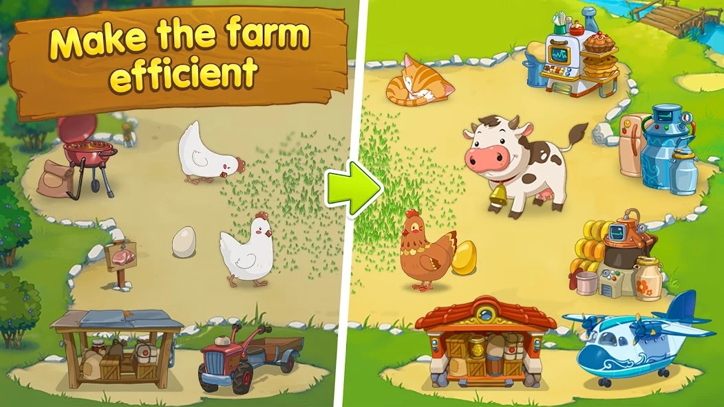 Jolly Days Farm: Time Management Game screenshot 2