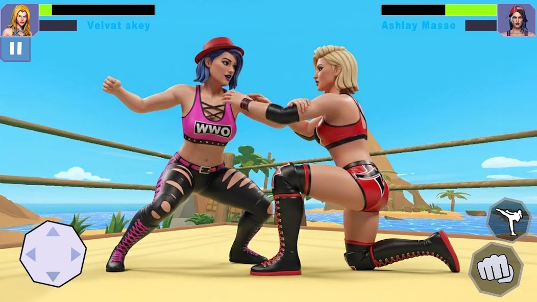 Bad Girls Wrestling 2018: Hell Ring Women Fighting screenshot 4