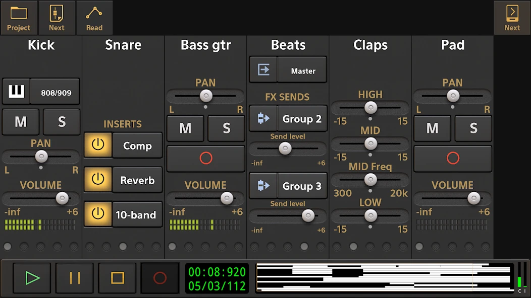 Audio Evolution Mobile Studio APK screenshot 2