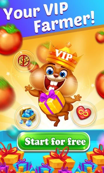 Farm Harvest 3- 2019 Match 3 Puzzle Free Games screenshot 1