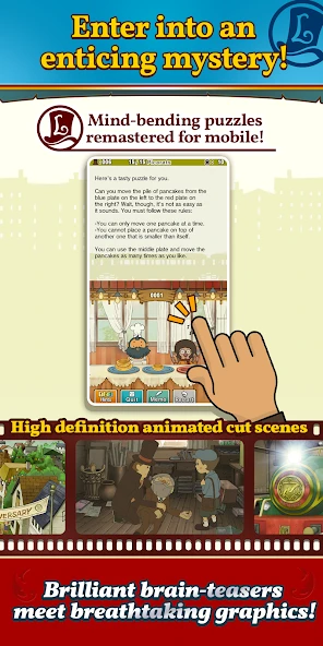 Layton: Pandora's Box in HD screenshot 3