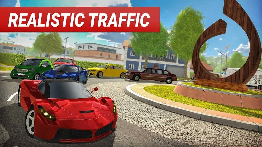 Roundabout 2: A Real City Driving Parking Sim screenshot 1