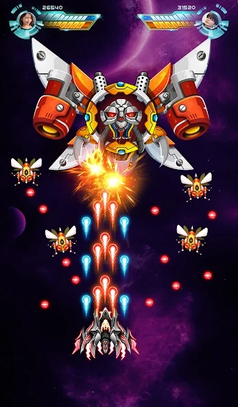 Download Space Shooter - Galaxy Attack (MOD, Unlimited Money) 2.005 screenshot 4