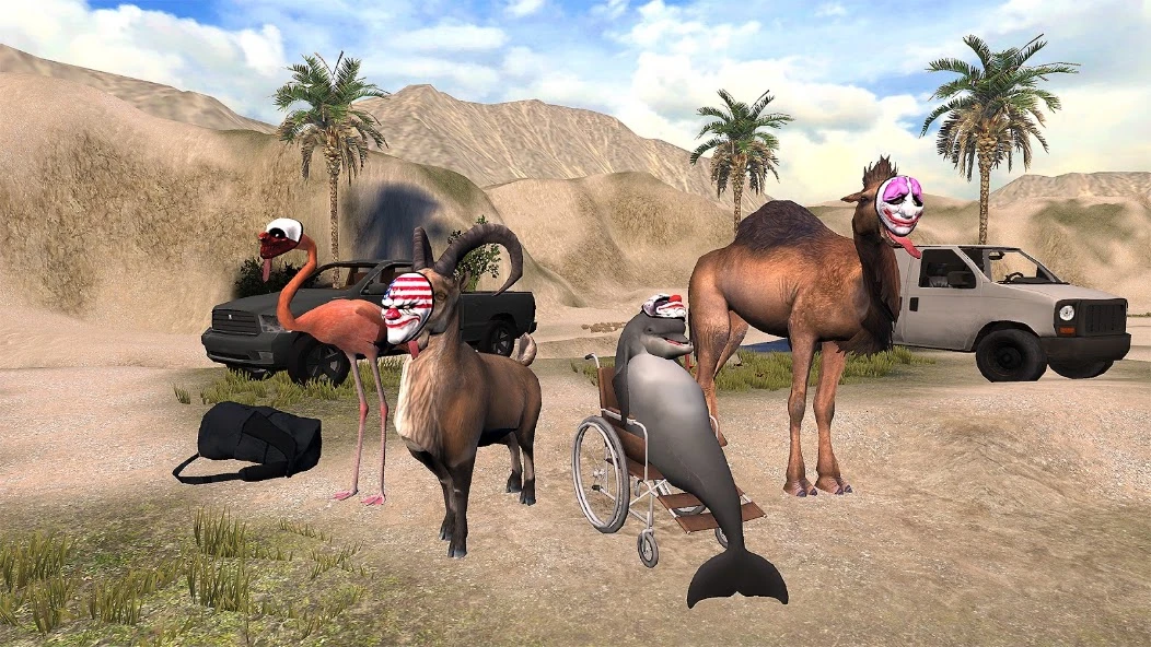 Goat Simulator Payday APK screenshot 1