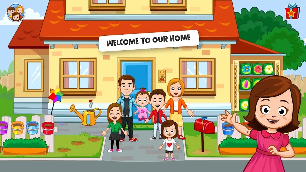 My Town: Home DollHouse - New Kids play house game screenshot 1