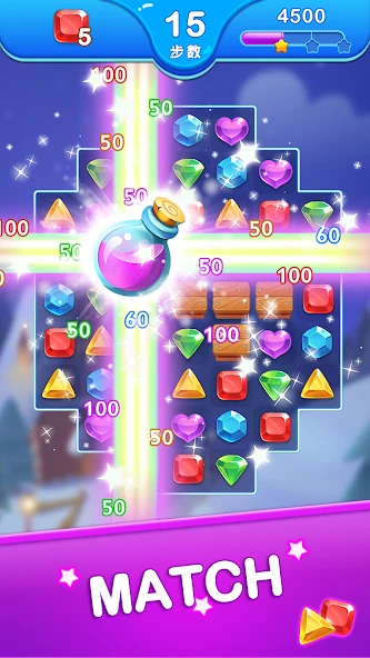 Jewel Blast Dragon - Match 3 Puzzle screenshot 1