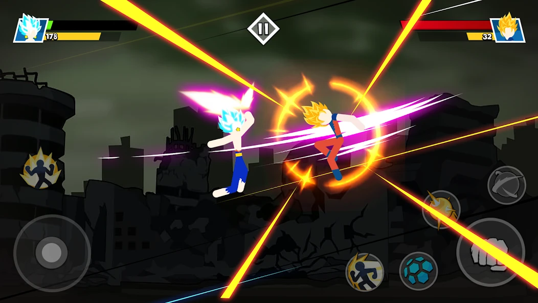 Stickman Warriors Shadow Fight APK screenshot 3