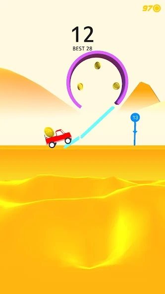 Download Risky Road (MOD, unlimited coins) 2.0 screenshot 4