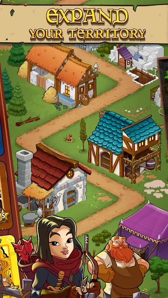 Royal Idle: Medieval Quest screenshot 3