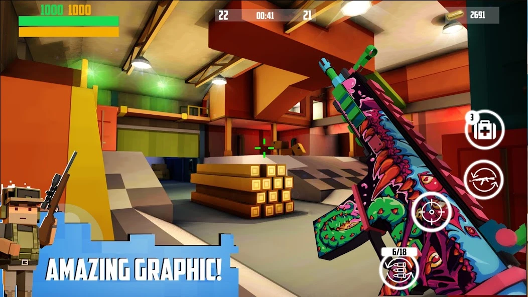 Block Gun: FPS PvP War - Online Gun Shooting Games screenshot 2