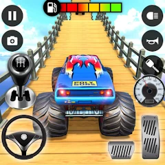 Double Impossible Mega Ramp 3D icon