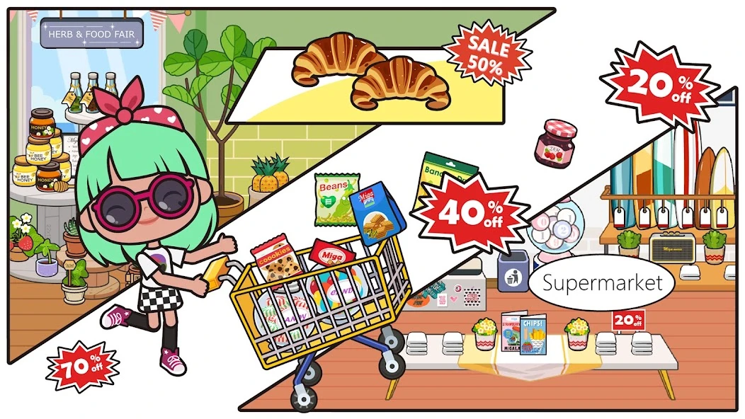 Miga Town: My Store APK screenshot 2