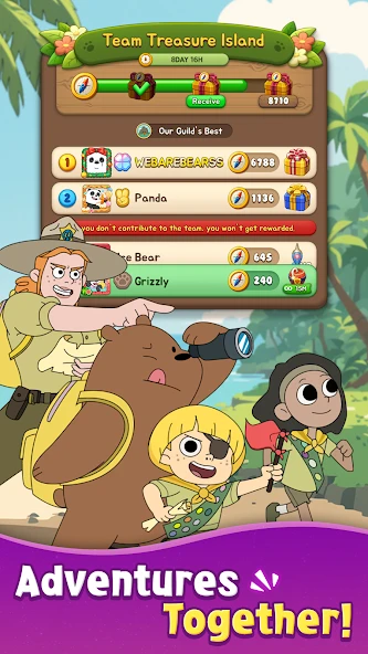 We Bare Bears Match3 Repairs screenshot 5