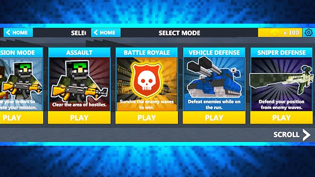 Cube Wars Battle Survival screenshot 2