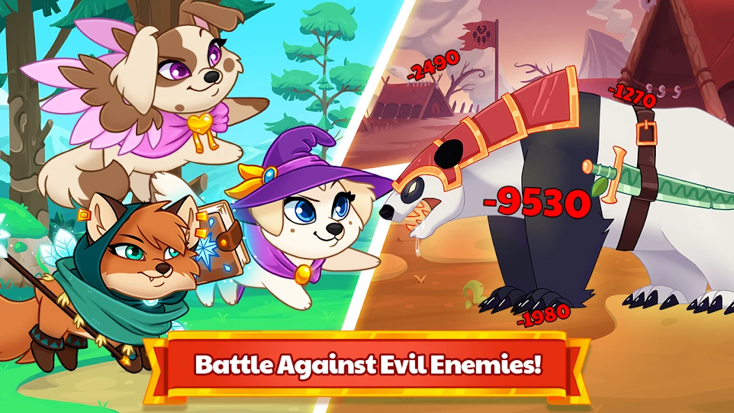Dungeon Dogs - Idle RPG screenshot 4